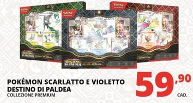 Offerta per Pokémon - Scarlatto E Violetto Destino Di Paldea Collezione Premium a 59,9€ in Comet