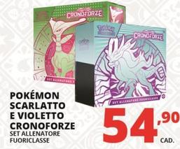 Offerta per Pokémon - Scarlatto E Violetto Cronoforze Set Allenatore Fuoriclasse a 54,9€ in Comet