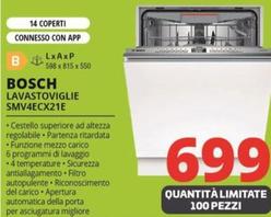 Offerta per Bosch - Lavastoviglie SMV4ECX21E a 699€ in Comet