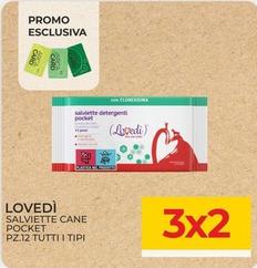 Offerta per Lovedi - Salviette Cane Pocket Pz.12 Tutti I Tipi in Arcaplanet
