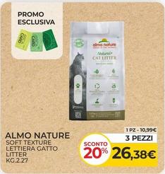 Offerta per Almo Nature - Soft Texture Lettiera Gatto Litter Kg.2.27 a 26,38€ in Arcaplanet