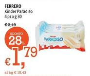 Offerta per Ferrero - Kinder Paradiso a 1,79€ in Famila