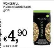 Offerta per Wonderful - Pistacchi Tostati E Salati a 4,9€ in Famila