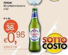 Offerta per Peroni - Birra Nastro Azzurro a 0,95€ in Famila