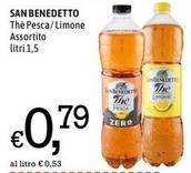 Offerta per San Benedetto - Thè Pesca / Limone a 0,79€ in Famila