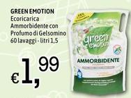 Offerta per Green Emotion - Ecoricarica Ammorbidente Con Profumo Di Gelsomino a 1,99€ in Famila