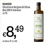 Offerta per Ranieri - Olio Extra Vergine Di Oliva Bio 100% Italiano a 8,49€ in Famila