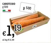 Offerta per Carote Bio a 1,19€ in Famila