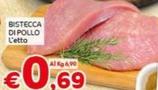 Offerta per Bistecca Di Pollo a 0,69€ in Crai