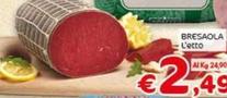 Offerta per Bresaola a 2,49€ in Crai