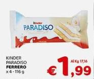 Offerta per Ferrero - Kinder Paradiso a 1,99€ in Crai