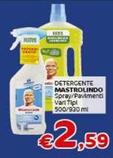 Offerta per Mastro Lindo - Detergente a 2,59€ in Crai