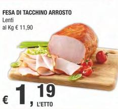 Offerta per Lenti - Fesa Di Tacchino Arrosto a 1,19€ in Crai