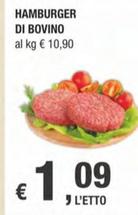Offerta per Hamburger Di Bovino a 1,09€ in Crai