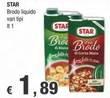 Offerta per Star - Brodo Liquido a 1,89€ in Crai