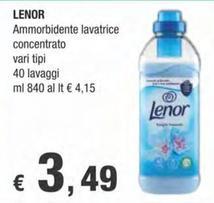 Offerta per Lenor - Ammorbidente Lavatrice Concentrato a 3,49€ in Crai