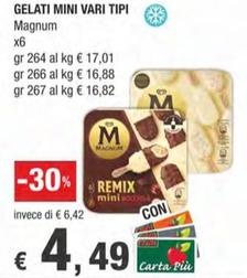 Offerta per Magnum - Gelati Mini a 4,49€ in Crai