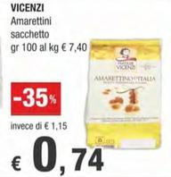 Offerta per Matilde Vicenzi - Amarettini Sacchetto a 0,74€ in Crai