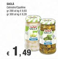 Offerta per Saclà - Cetriolini/Cipolline a 1,49€ in Crai