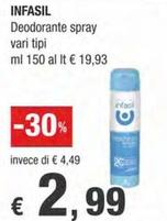Offerta per Infasil - Deodorante Spray a 2,99€ in Crai