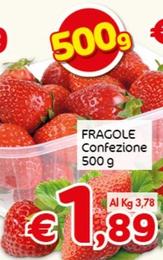 Offerta per Fragole Confezione a 1,89€ in Crai