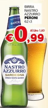 Offerta per Peroni - Birra Nastro Azzurro a 0,99€ in Crai