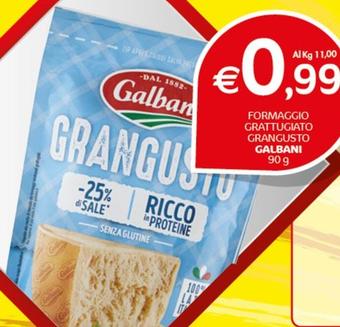 Offerta per Galbani - Formaggio Grattugiato Grangusto a 0,99€ in Crai