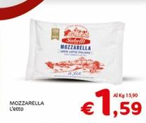 Offerta per Sabelli - Mozzarella a 1,59€ in Crai