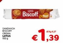 Offerta per Lotus - Sandwich Biscoff Crema a 1,39€ in Crai