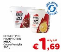 Offerta per Milk - Dessert Pro High Protein a 1,69€ in Crai