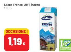 Offerta per Latte Trento - Latte UHT Intero a 1,19€ in Superstore Coop