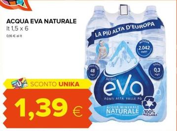 Offerta per Eva - Acqua Naturale  a 1,39€ in Oasi
