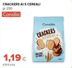 Offerta per Consilia - Crackers Ai 5 Cereali a 1,19€ in Oasi