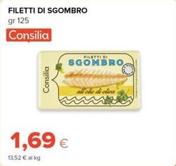 Offerta per Consilia - Filetti Di Sgombro a 1,69€ in Oasi