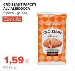 Offerta per Consilia - Croissant Farciti All' Albicocca a 1,59€ in Oasi