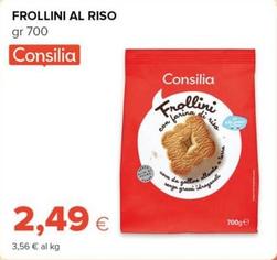 Offerta per Consilia - Frollini Al Riso a 2,49€ in Oasi