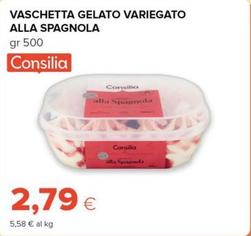 Offerta per Consilia - Vaschetta Gelato Variegato Alla Spagnola a 2,79€ in Oasi