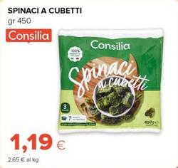 Offerta per Consilia - Spinaci A Cubetti a 1,19€ in Oasi