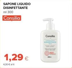 Offerta per Consilia - Sapone Liquido Disinfettante a 1,29€ in Oasi