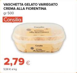 Offerta per Consilia - Vaschetta Gelato Variegato Crema Alla Fiorentina a 2,79€ in Oasi