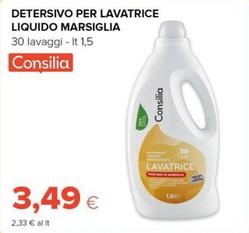 Offerta per Consilia - Detersivo Per Lavatrice Liquido Marsiglia a 3,49€ in Oasi