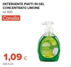 Offerta per Consilia - Detergente Piatti In Gel Concentrato Limone a 1,09€ in Oasi