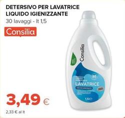 Offerta per Consilia - Detersivo Per Lavatrice Liquido Igienizzante a 3,49€ in Oasi