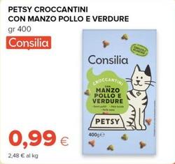 Offerta per Consilia - Petsy Croccantini Con Manzo Pollo E Verdure a 0,99€ in Oasi