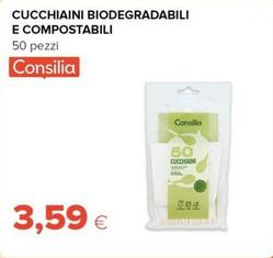 Offerta per Consilia - Cucchiaini Biodegradabili E Compostabili a 3,59€ in Tigre