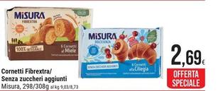 Offerta per Misura - Cornetti Fibrextra/ Senza Zuccheri a 2,69€ in Gulliver