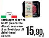 Offerta per Vallcarni - Hamburger Di Bovino Adulto Piemontese a 15,9€ in Gulliver