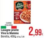 Offerta per Beretta - Lasagne Pronte Viva La Mamma a 2,99€ in Gulliver