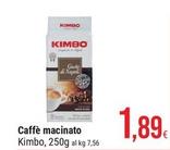 Offerta per Kimbo - Caffè Macinato a 1,89€ in Gulliver
