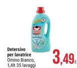 Offerta per Omino Bianco - Detersivo Per Lavatrice a 3,49€ in Gulliver